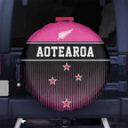 New Zealand Women Cricket Spare Tire Cover Pink Simple Style
