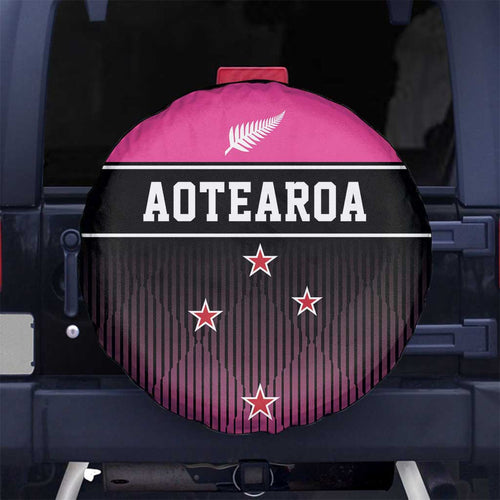 New Zealand Women Cricket Spare Tire Cover Pink Simple Style