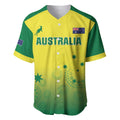 Custom Australia Cricket Baseball Jersey Go Champions Aussies LT05