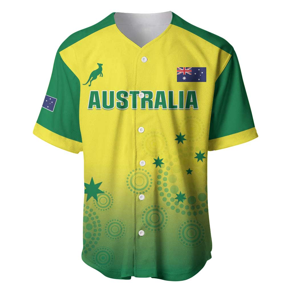 Custom Australia Cricket Baseball Jersey Go Champions Aussies LT05
