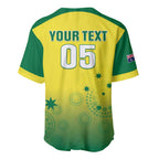 Custom Australia Cricket Baseball Jersey Go Champions Aussies LT05