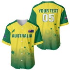 Custom Australia Cricket Baseball Jersey Go Champions Aussies LT05