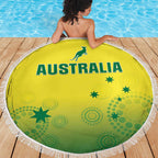 Australia Cricket Beach Blanket Go Champions Aussies