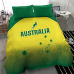 Australia Cricket Bedding Set Go Champions Aussies