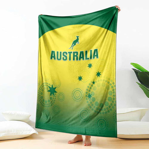 Australia Cricket Blanket Go Champions Aussies