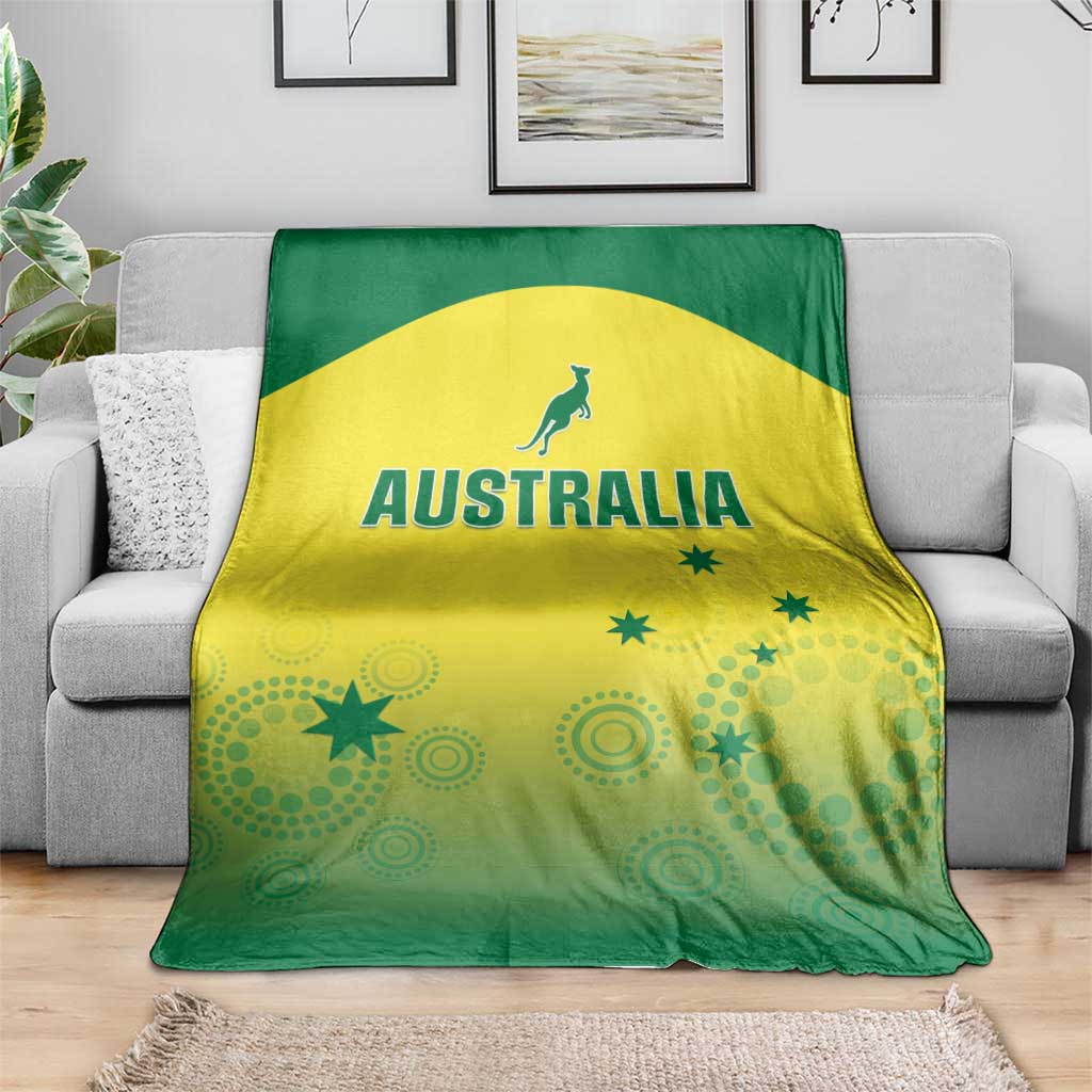 Australia Cricket Blanket Go Champions Aussies