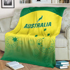 Australia Cricket Blanket Go Champions Aussies
