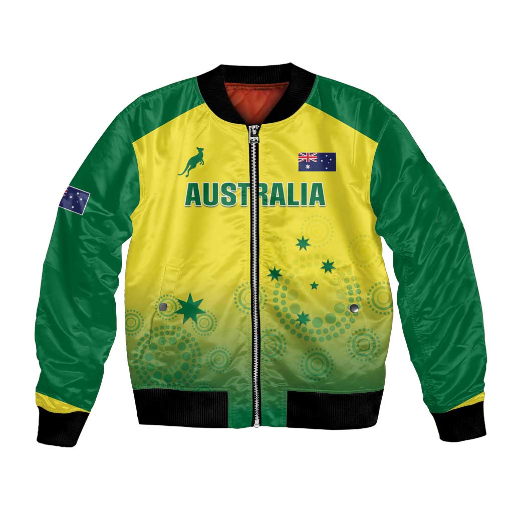 Custom Australia Cricket Bomber Jacket Go Champions Aussies LT05