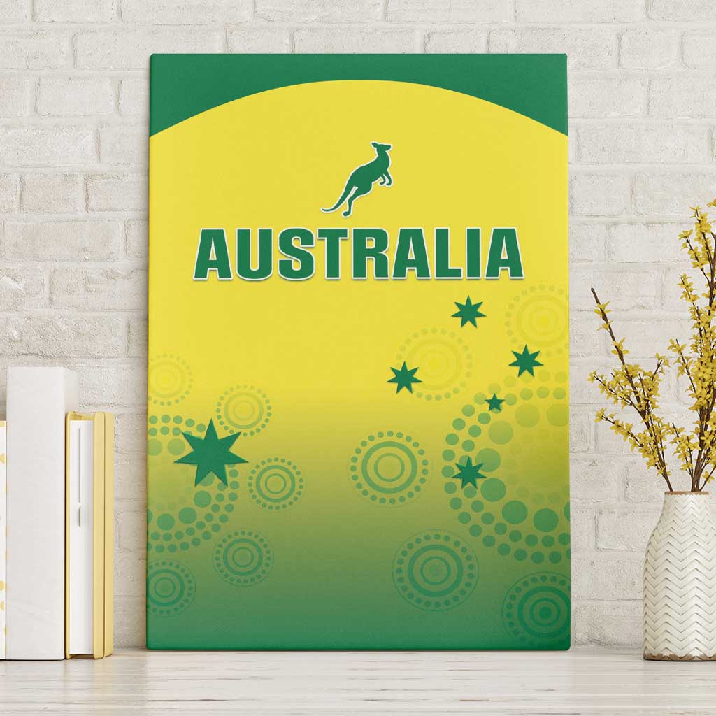 Australia Cricket Canvas Wall Art Go Champions Aussies
