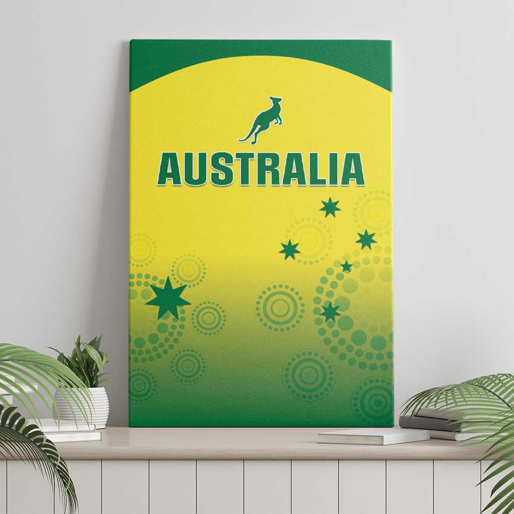 Australia Cricket Canvas Wall Art Go Champions Aussies
