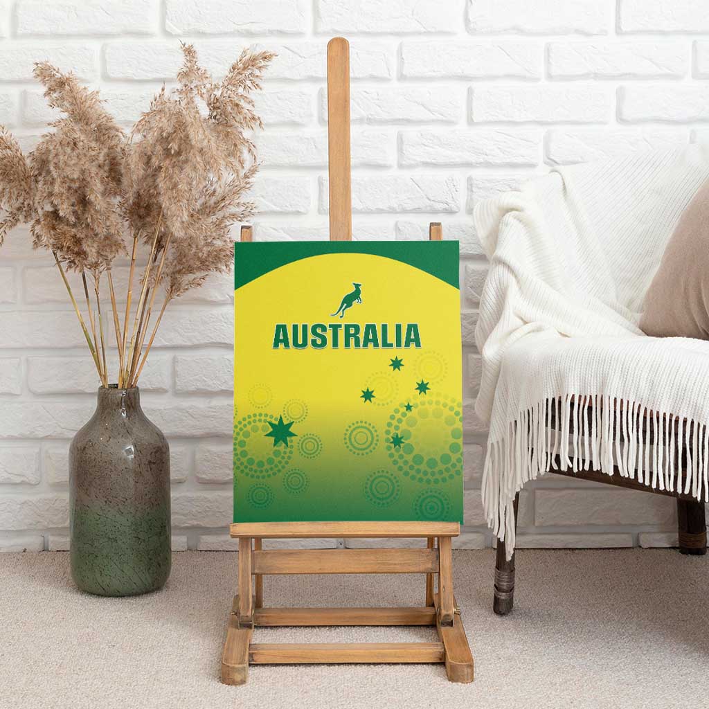 Australia Cricket Canvas Wall Art Go Champions Aussies