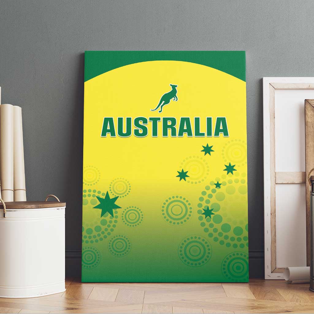 Australia Cricket Canvas Wall Art Go Champions Aussies
