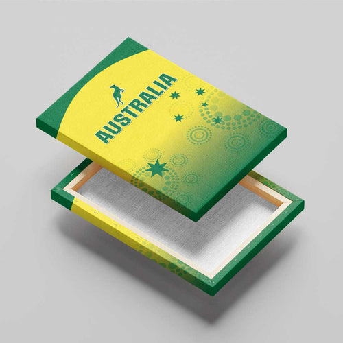 Australia Cricket Canvas Wall Art Go Champions Aussies