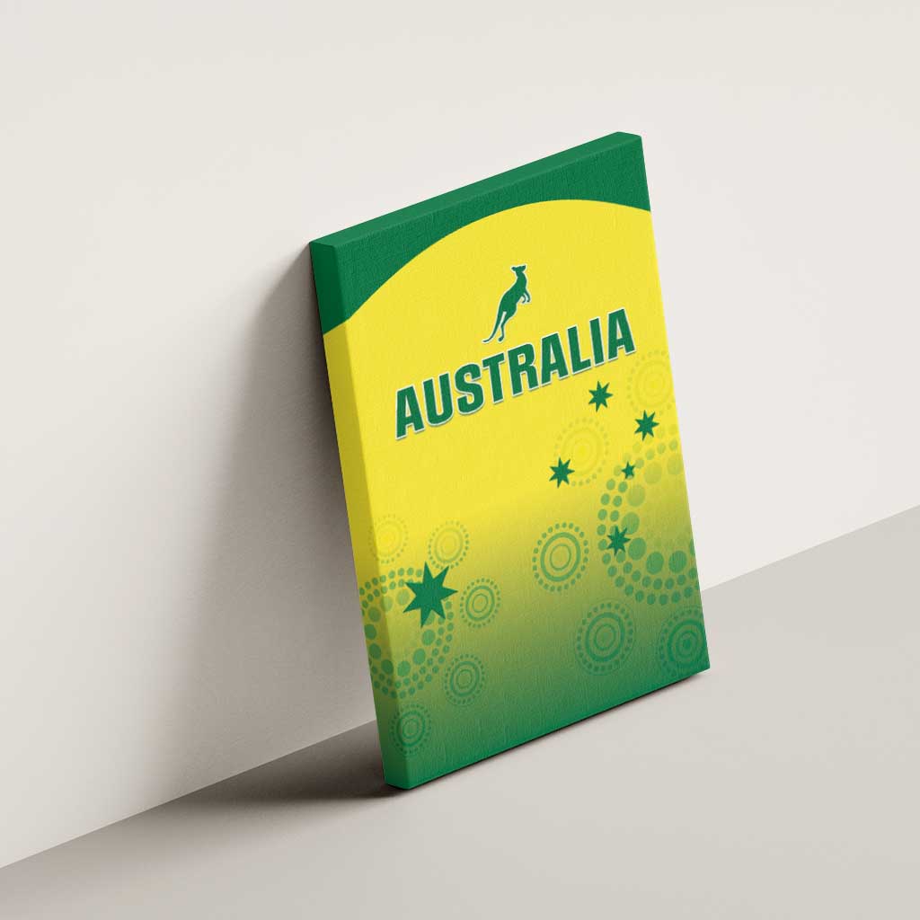 Australia Cricket Canvas Wall Art Go Champions Aussies