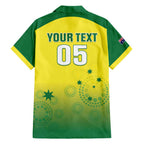 Custom Australia Cricket Hawaiian Shirt Go Champions Aussies LT05
