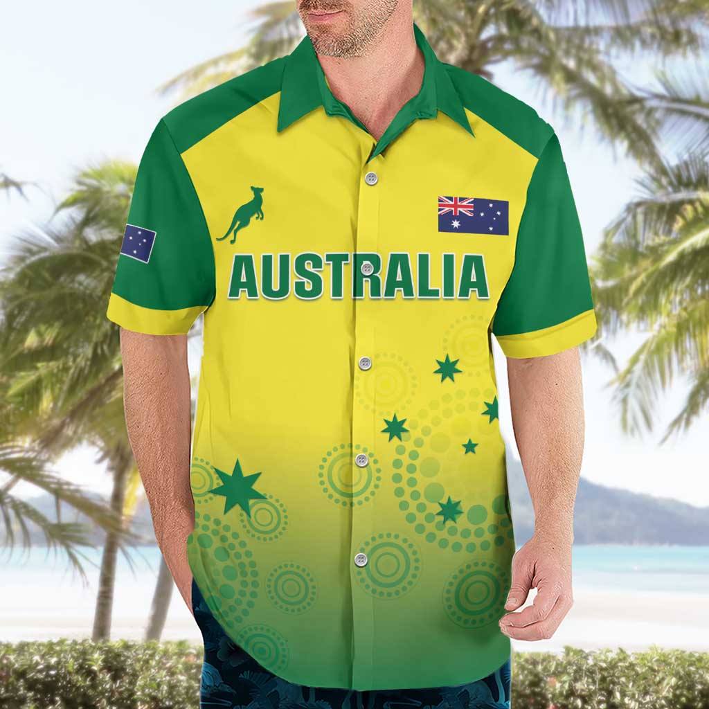 Custom Australia Cricket Hawaiian Shirt Go Champions Aussies LT05