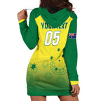 Custom Australia Cricket Hoodie Dress Go Champions Aussies LT05