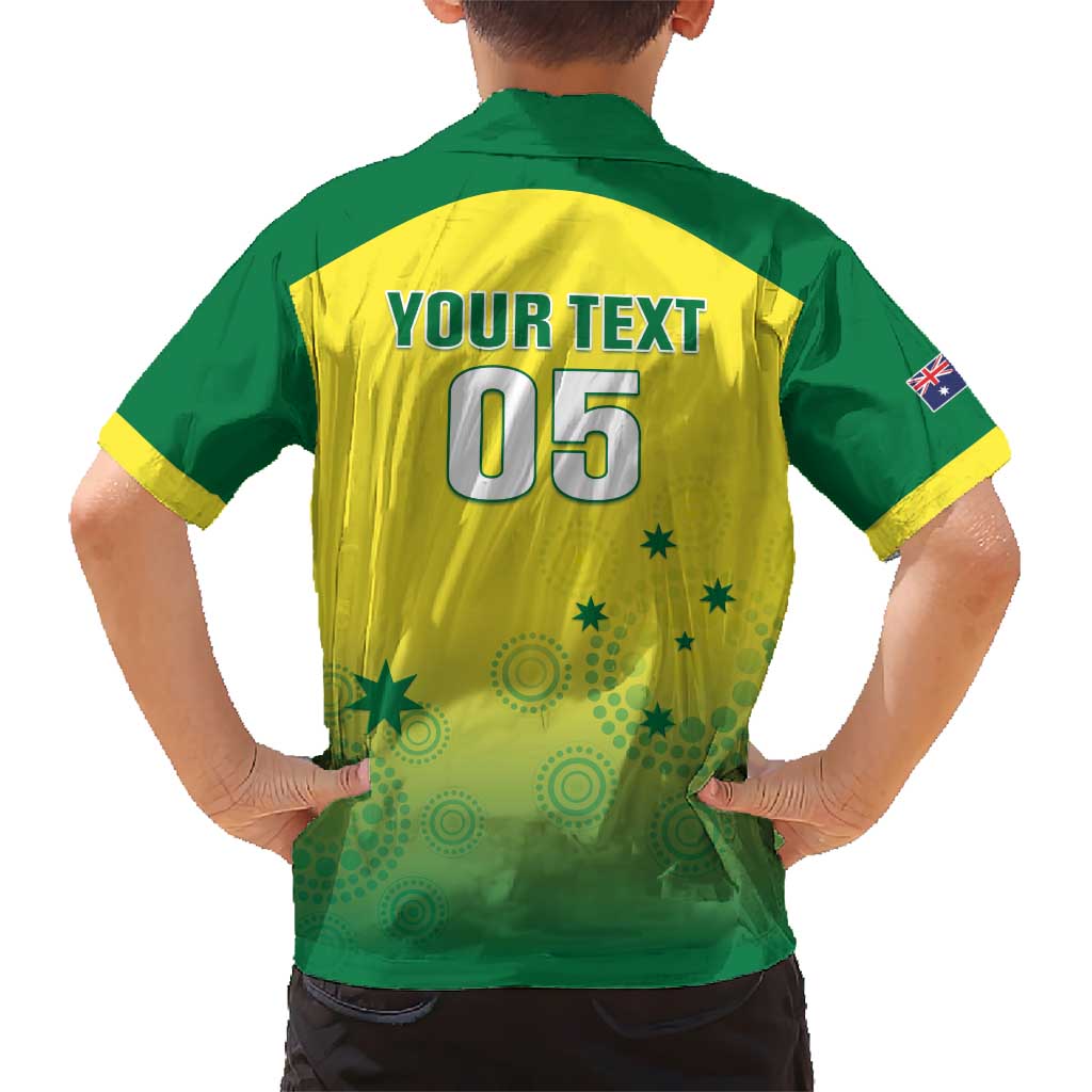 Custom Australia Cricket Kid Hawaiian Shirt Go Champions Aussies LT05