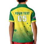 Custom Australia Cricket Kid Polo Shirt Go Champions Aussies LT05