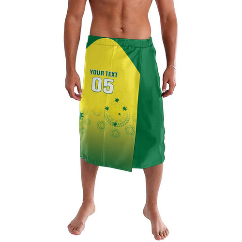 Custom Australia Cricket Lavalava Go Champions Aussies LT05