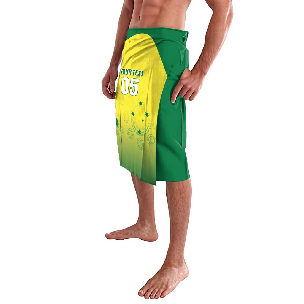 Custom Australia Cricket Lavalava Go Champions Aussies LT05
