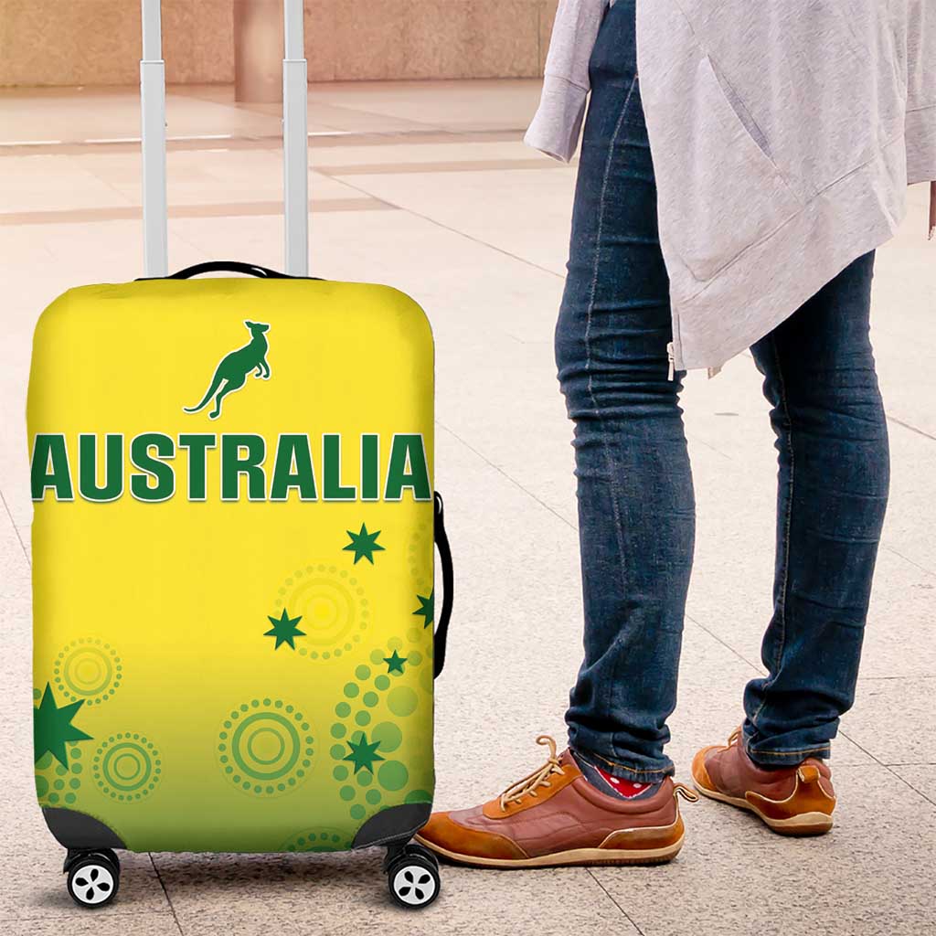 Australia Cricket Luggage Cover Go Champions Aussies