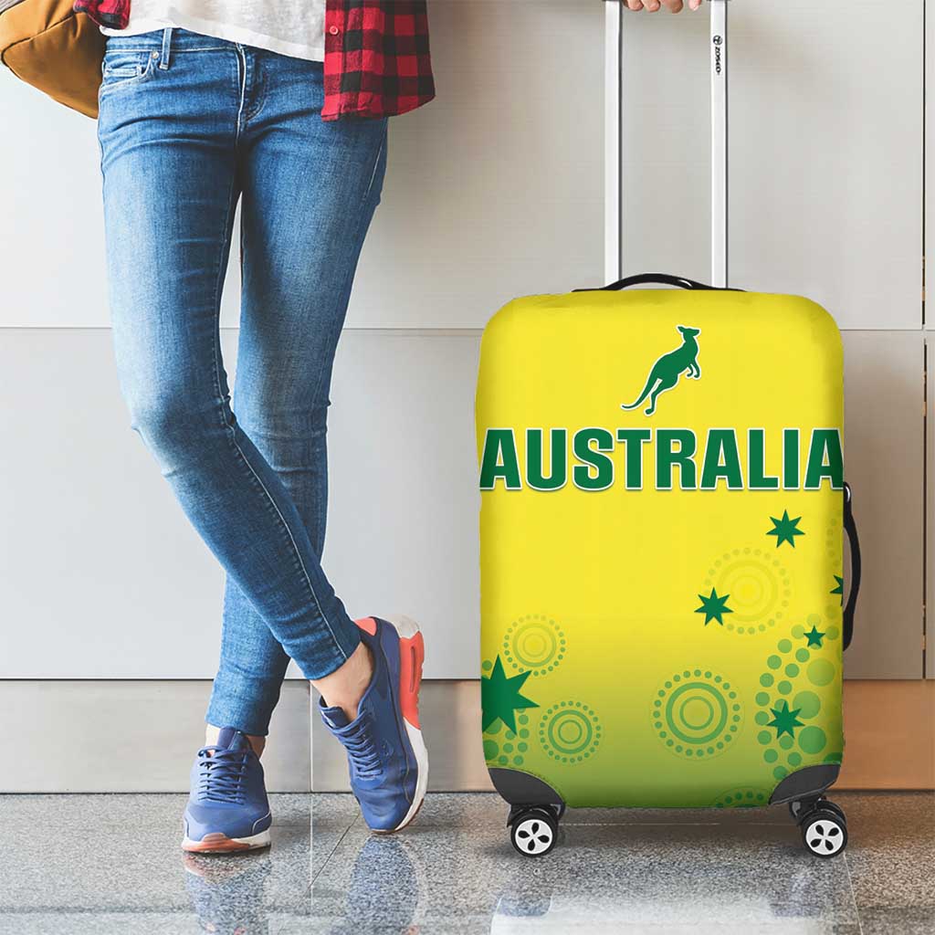 Australia Cricket Luggage Cover Go Champions Aussies
