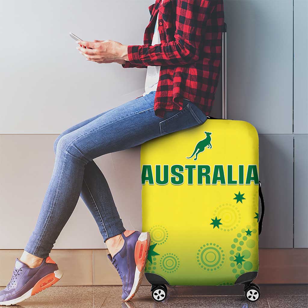 Australia Cricket Luggage Cover Go Champions Aussies