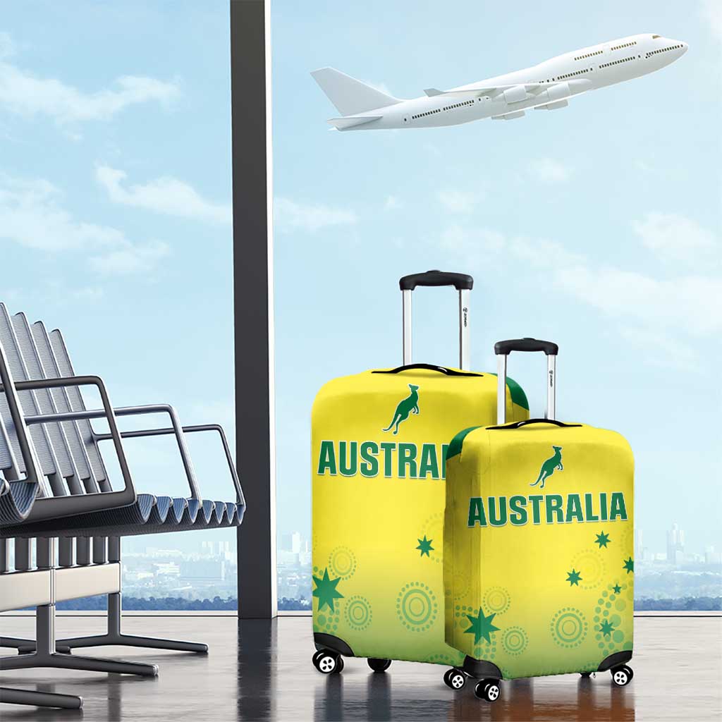 Australia Cricket Luggage Cover Go Champions Aussies