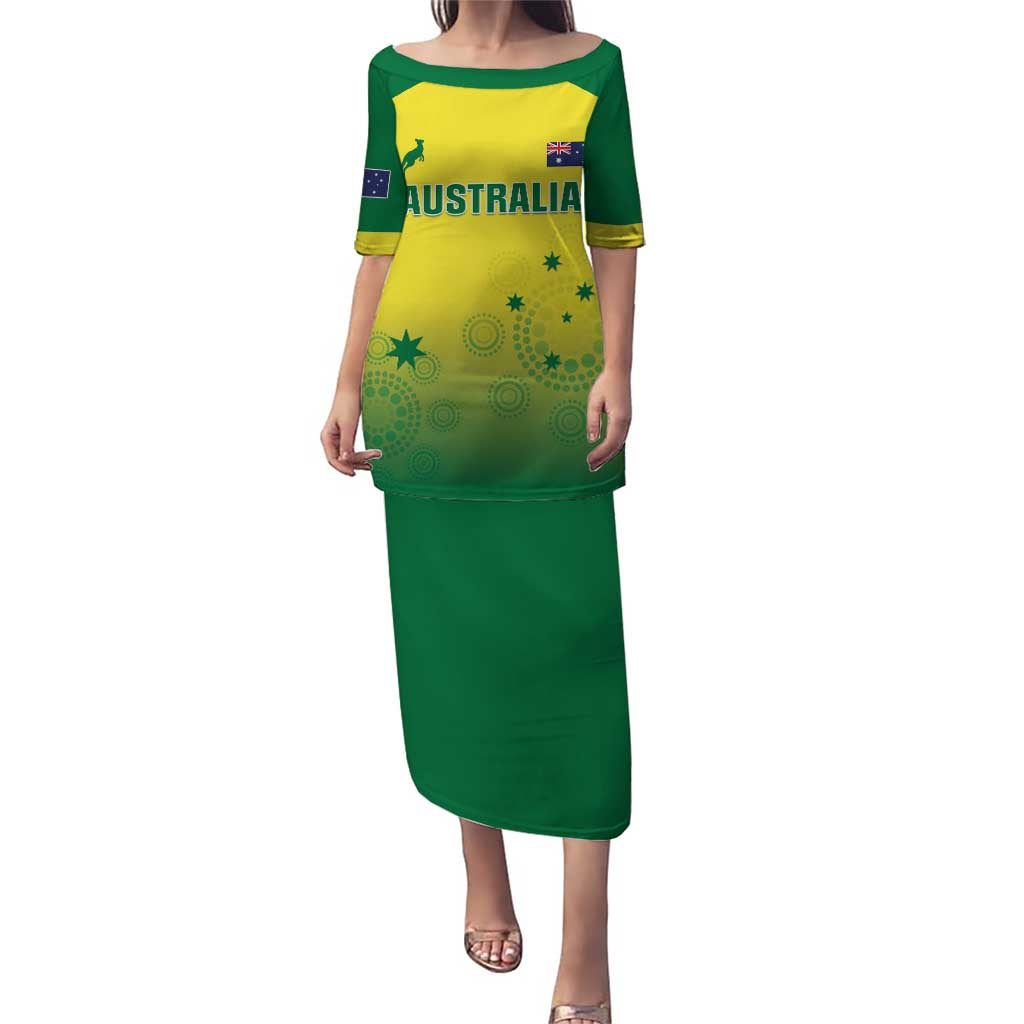 Custom Australia Cricket Puletasi Go Champions Aussies LT05