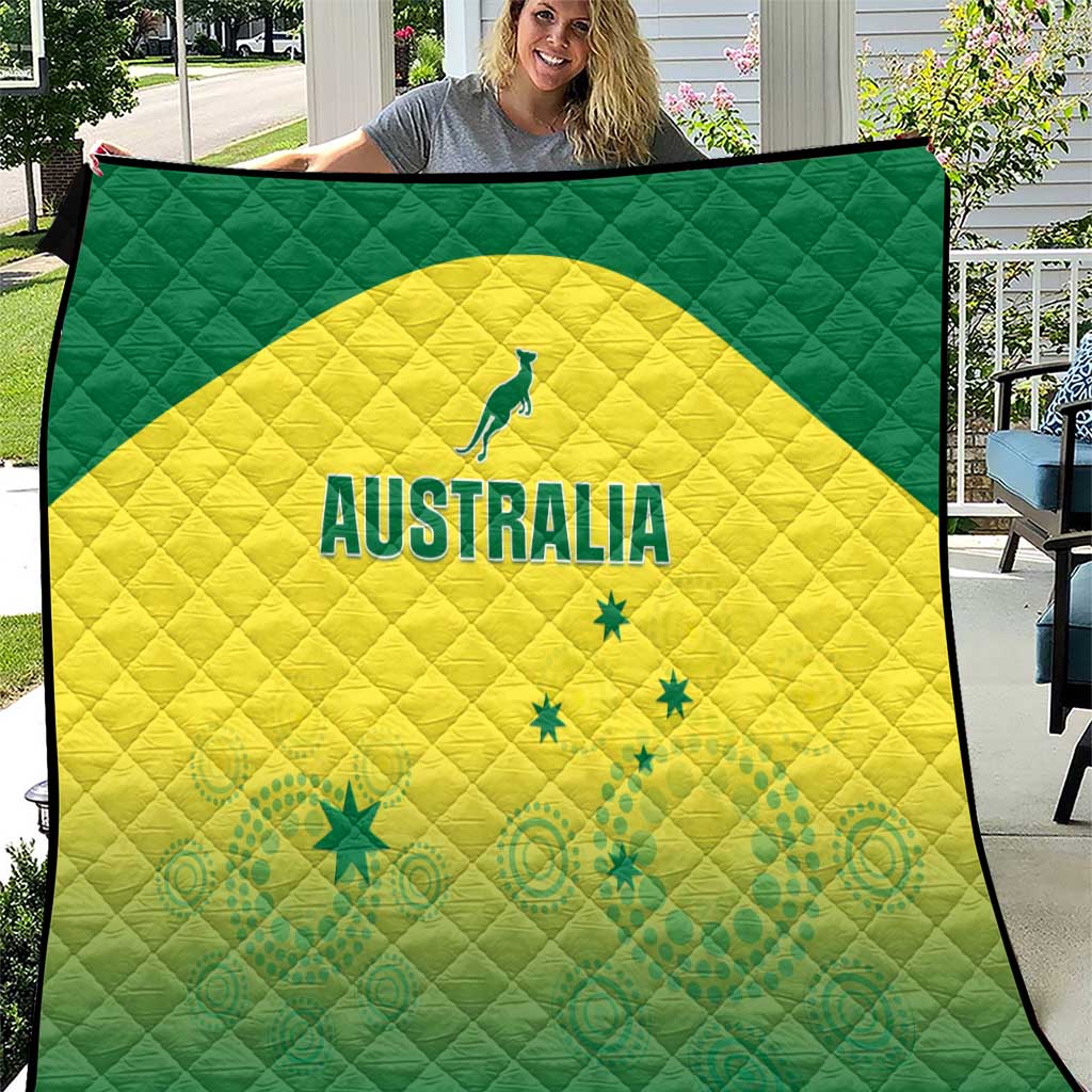 Australia Cricket Quilt Go Champions Aussies