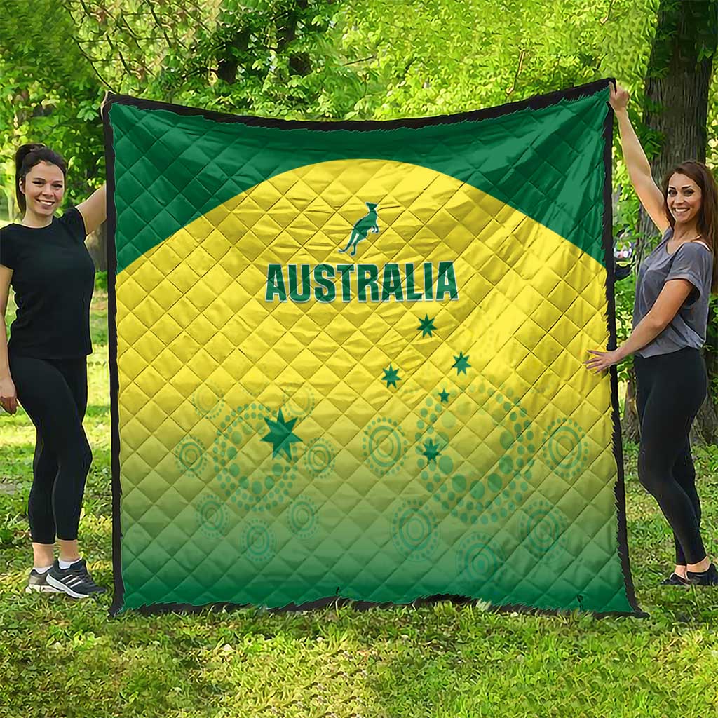 Australia Cricket Quilt Go Champions Aussies