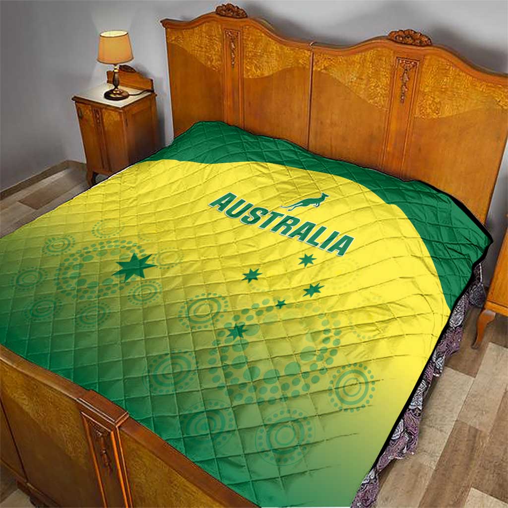 Australia Cricket Quilt Go Champions Aussies