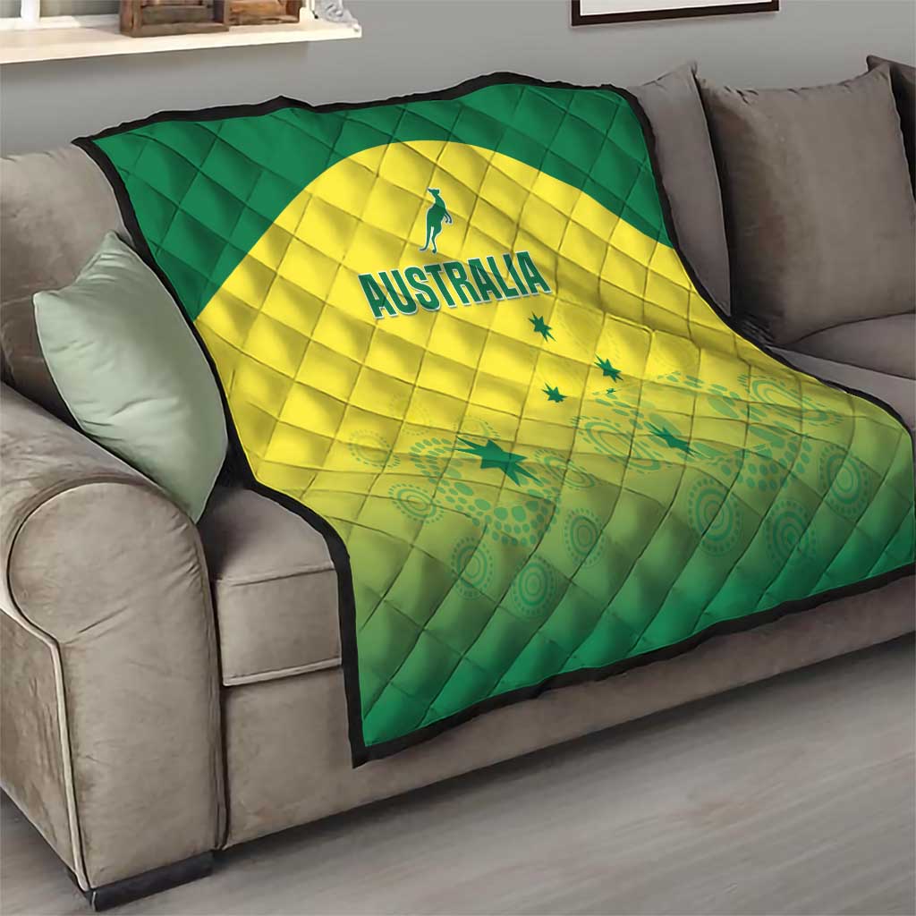 Australia Cricket Quilt Go Champions Aussies