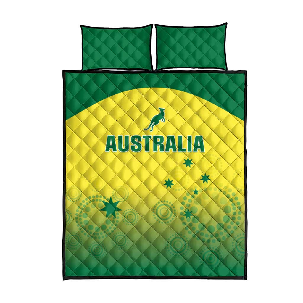 Australia Cricket Quilt Bed Set Go Champions Aussies
