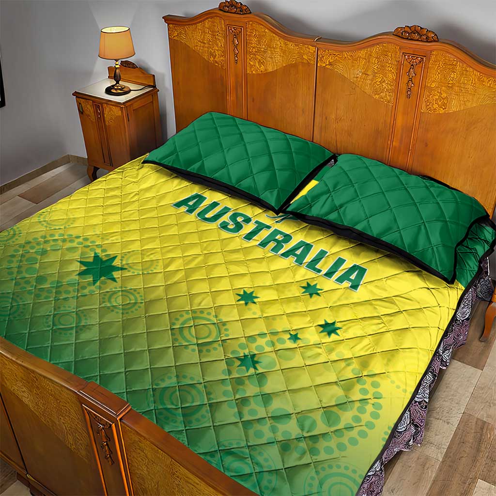 Australia Cricket Quilt Bed Set Go Champions Aussies