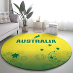 Australia Cricket Round Carpet Go Champions Aussies