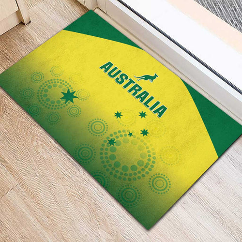 Australia Cricket Rubber Doormat Go Champions Aussies