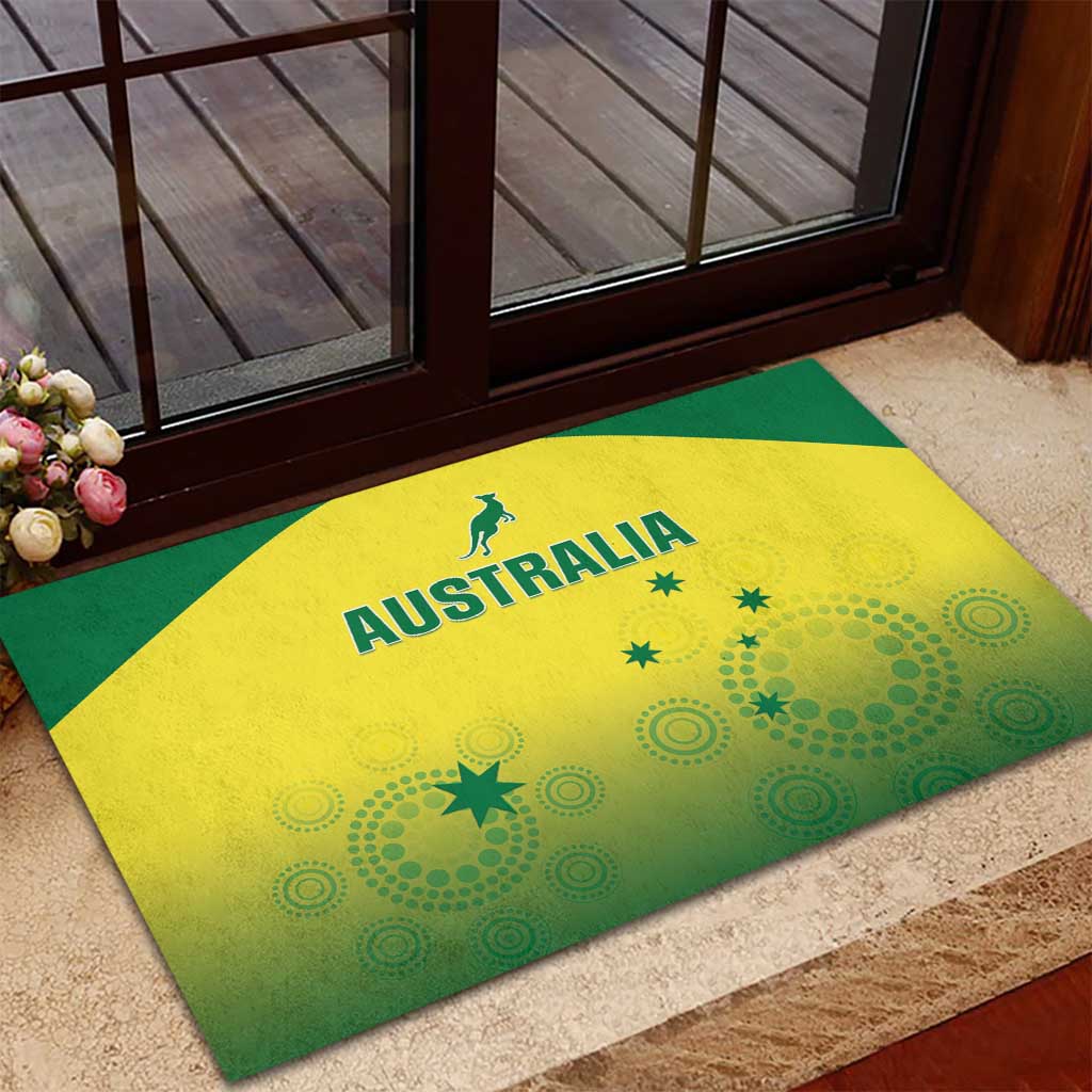 Australia Cricket Rubber Doormat Go Champions Aussies