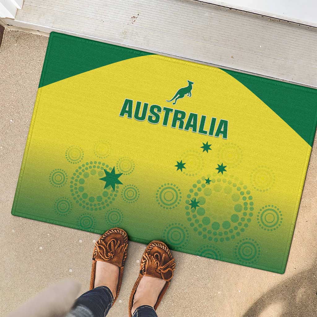 Australia Cricket Rubber Doormat Go Champions Aussies