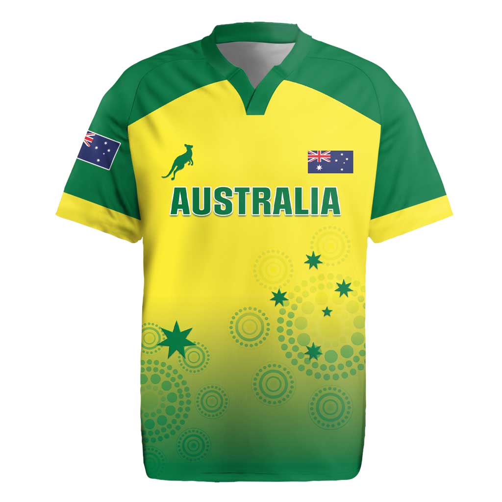 Custom Australia Cricket Rugby Jersey Go Champions Aussies LT05