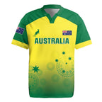 Custom Australia Cricket Rugby Jersey Go Champions Aussies LT05