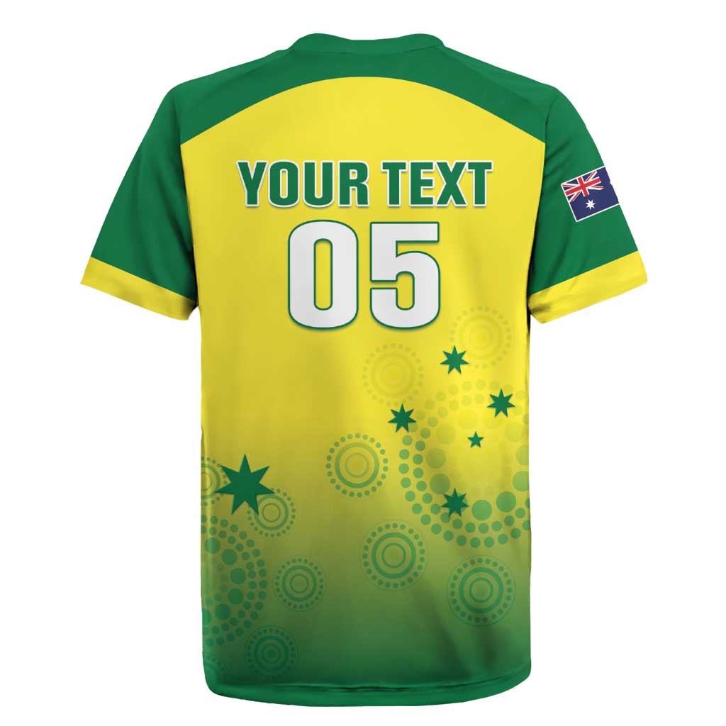 Custom Australia Cricket Rugby Jersey Go Champions Aussies LT05