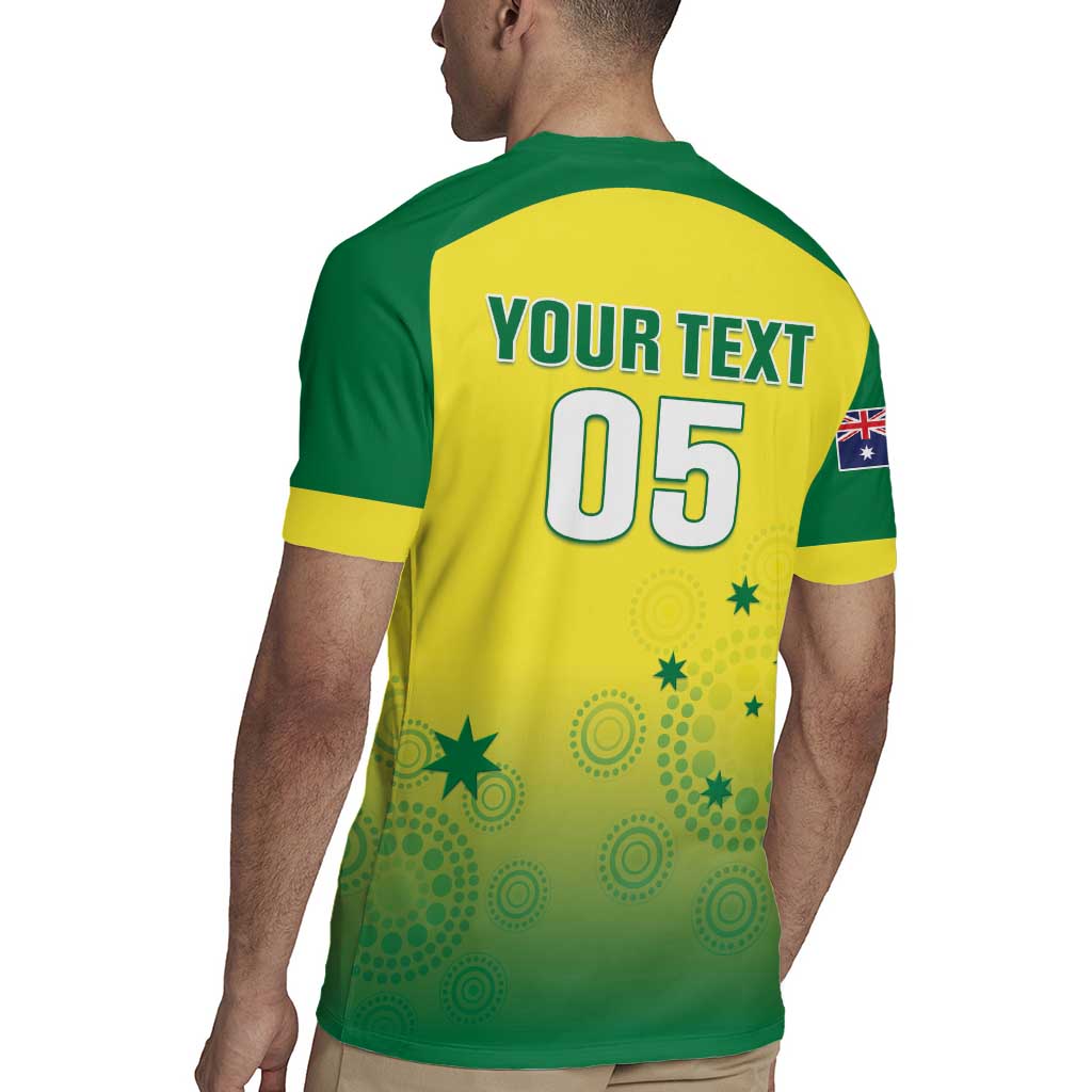 Custom Australia Cricket Rugby Jersey Go Champions Aussies LT05