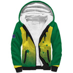 Custom Australia Cricket Sherpa Hoodie Go Champions Aussies LT05