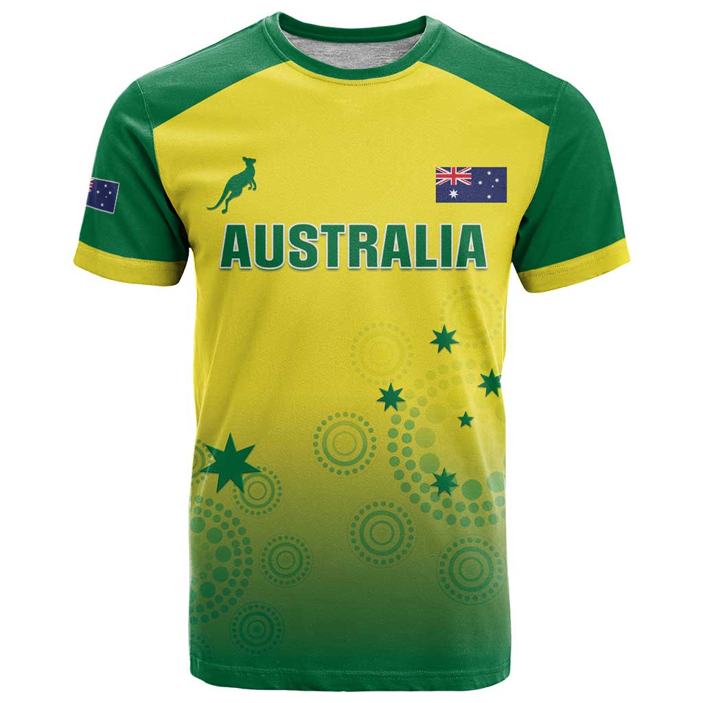 Custom Australia Cricket T Shirt Go Champions Aussies LT05