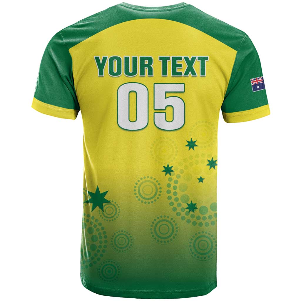 Custom Australia Cricket T Shirt Go Champions Aussies LT05