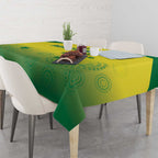 Australia Cricket Tablecloth Go Champions Aussies