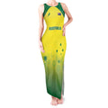 Custom Australia Cricket Tank Maxi Dress Go Champions Aussies LT05