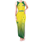Custom Australia Cricket Tank Maxi Dress Go Champions Aussies LT05